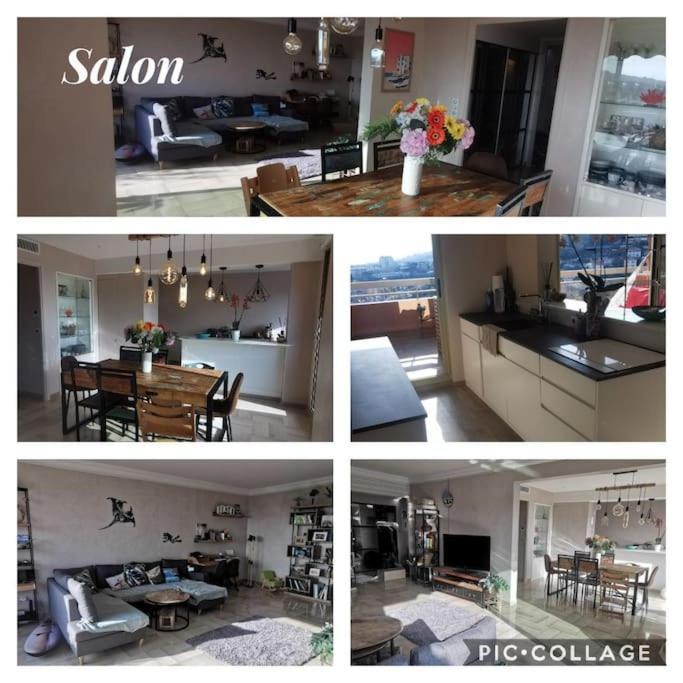 Appartement Nice Centre Vue Mer Avec Piscine Pour Famille, Couple D'Amis Pas De Groupes De Jeunes Autorises Luaran gambar